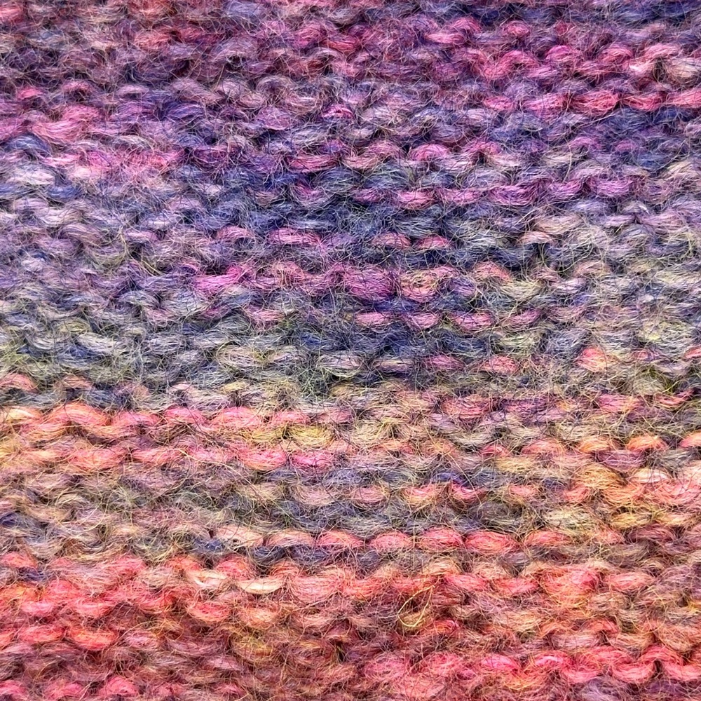 Vtg Fashion Bug Wool Blend Rainbow Turtleneck Knit Sweater 14/16W - Picture 3 of 10